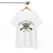 Men's Home of the Infantry T-Shirt - Vintage Est. 1918 Army Military Graphic Tee - Columbus GA Gift