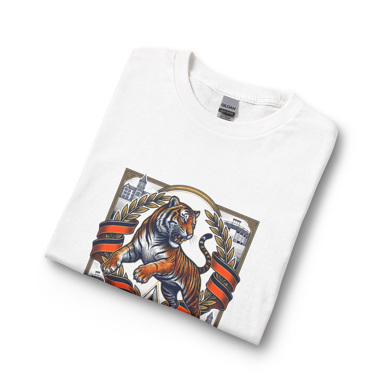 Vintage Auburn Tigers 'War Eagle' Long Sleeve T-Shirt