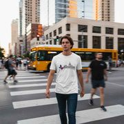 Austin Texas Capitol Building T-Shirt - Texas Flag Map Graphic Souvenir Tee
