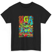 UGA Bulldog Neon Football Fan T-Shirt