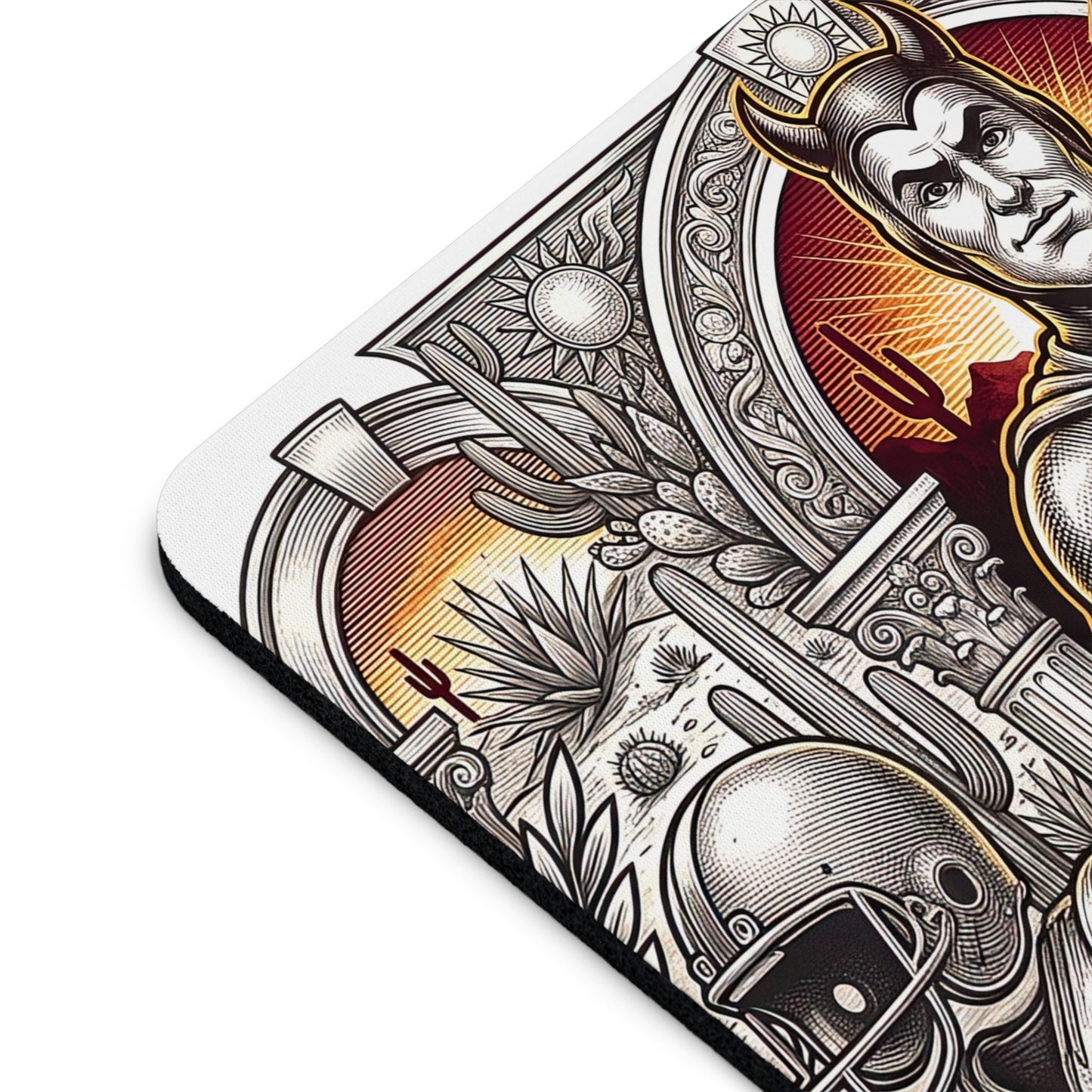 Spartans Warrior Mouse Pad - Green & White East Lansing Desk Mat