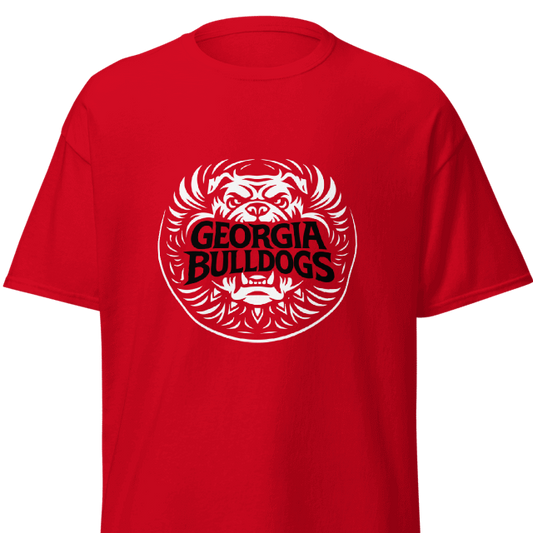 Red Georgia Bulldog T-Shirt - Athens Football Fan Apparel