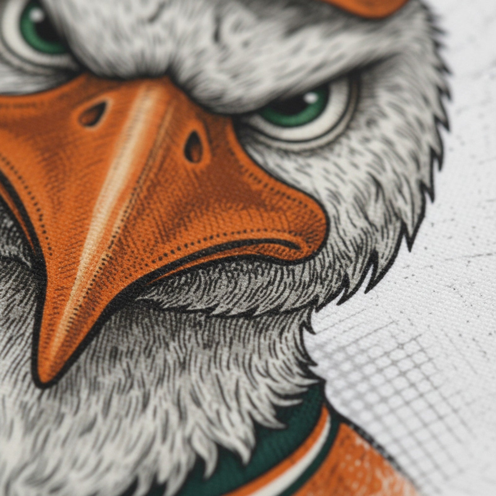 Miami Hurricanes 9.5x8 Mouse Pad Sebastian Ibis Logo Computer PC Gaming Desk Mat