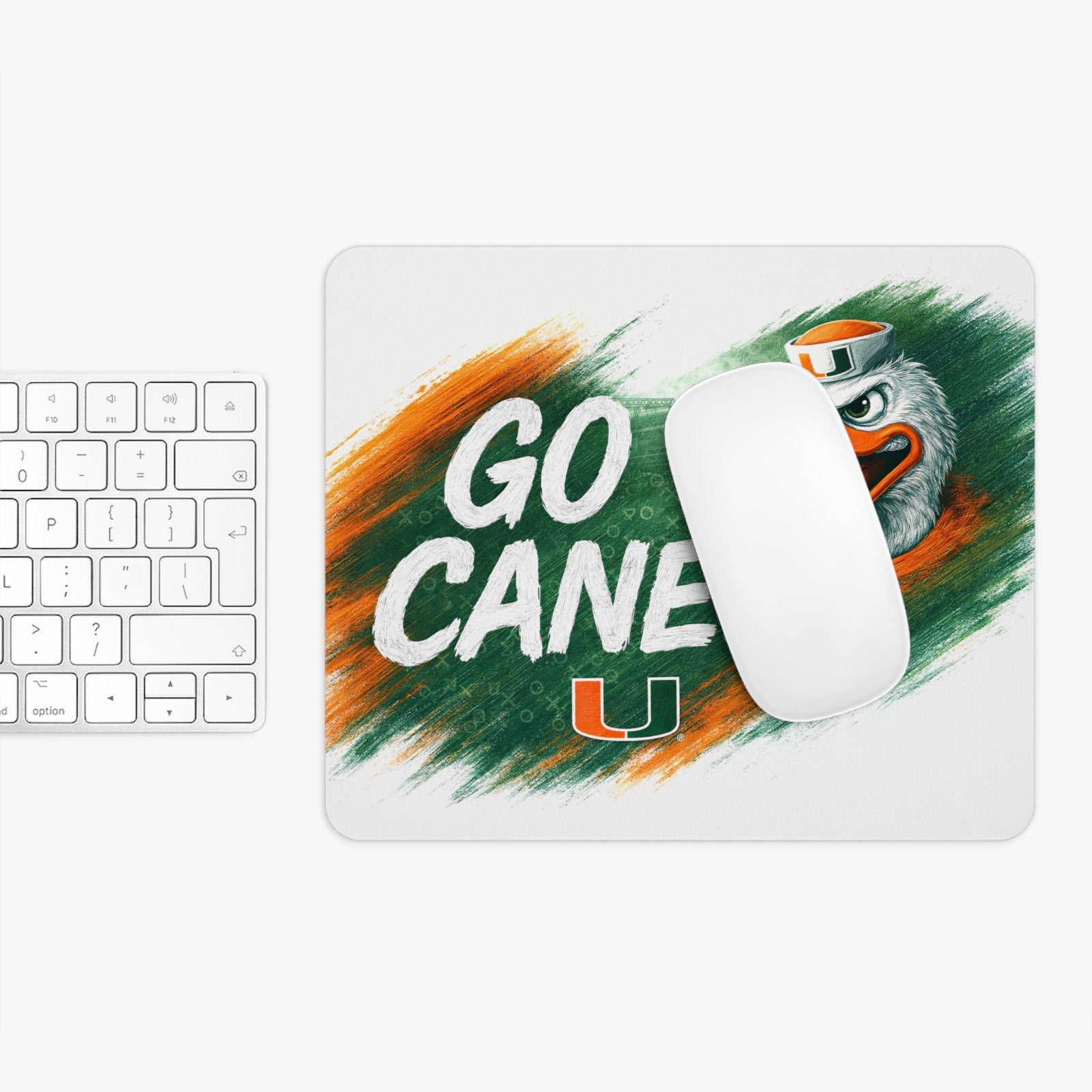 Miami Hurricanes Mouse Pad Sebastian Ibis Go Canes Office Desk Accessory