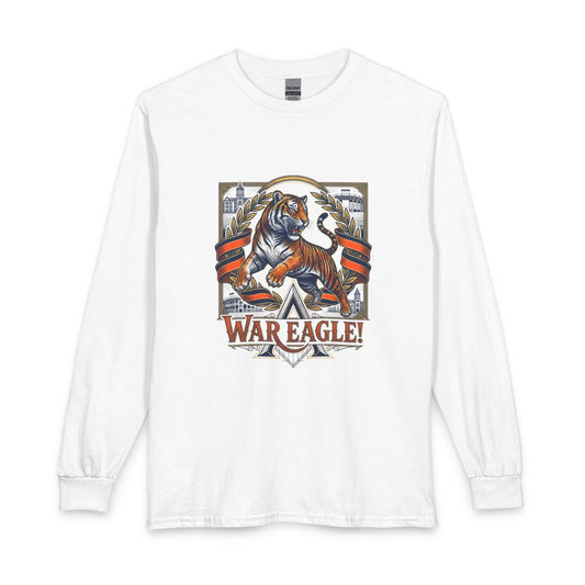 Vintage Auburn Tigers 'War Eagle' Long Sleeve T-Shirt