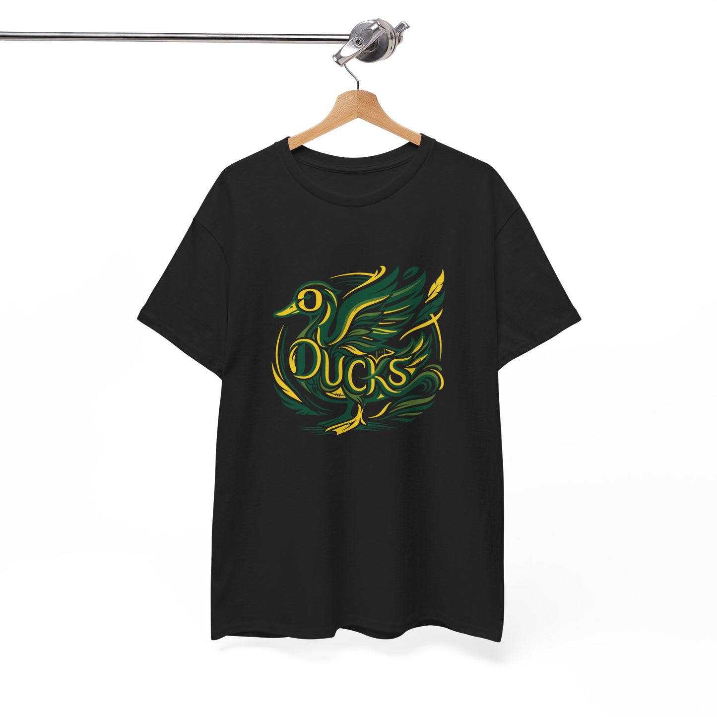 Ducks Graphic T-Shirt Stylized Art Cotton - Oregon Football Lovers