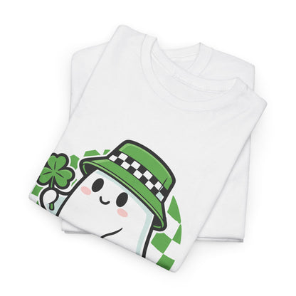 Cute Lucky Ghost St. Patrick's Day Graphic T-Shirt