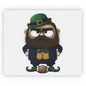 Grumpy Leprechaun Football Mousepad - Funny St. Patrick's Day Desk Mat