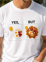 Funny Breakfast Meme Food Lover Graphic T Shirt