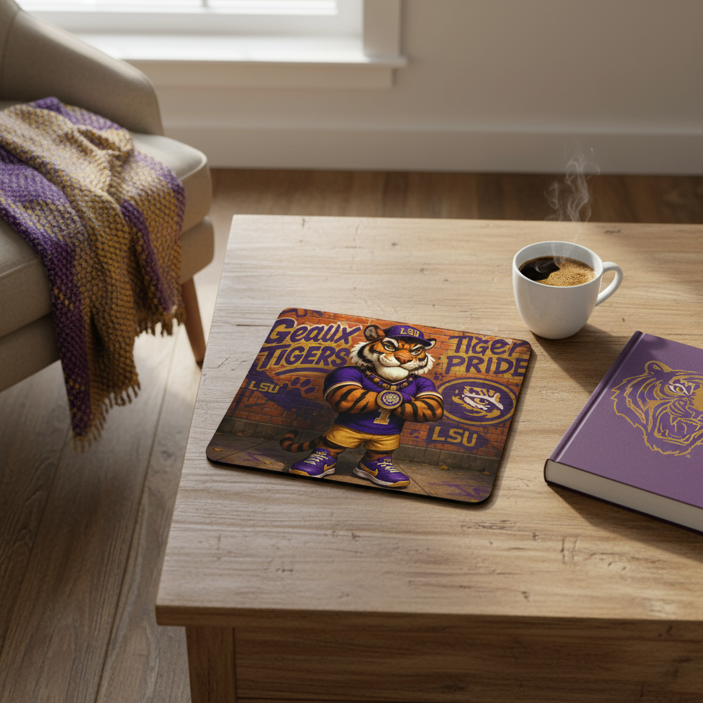 LSU Geaux Tigers Fan Mouse Pad – Desk Accessory for Ultimate Pride | 9.5"x8"
