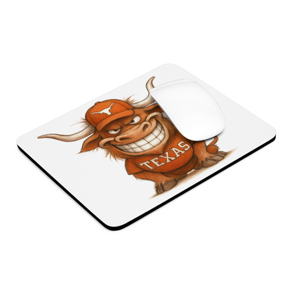 Texas Longhorns Mouse Pad 9.5"x8" Hook 'em Horns Fan Gift - Desk Accessory