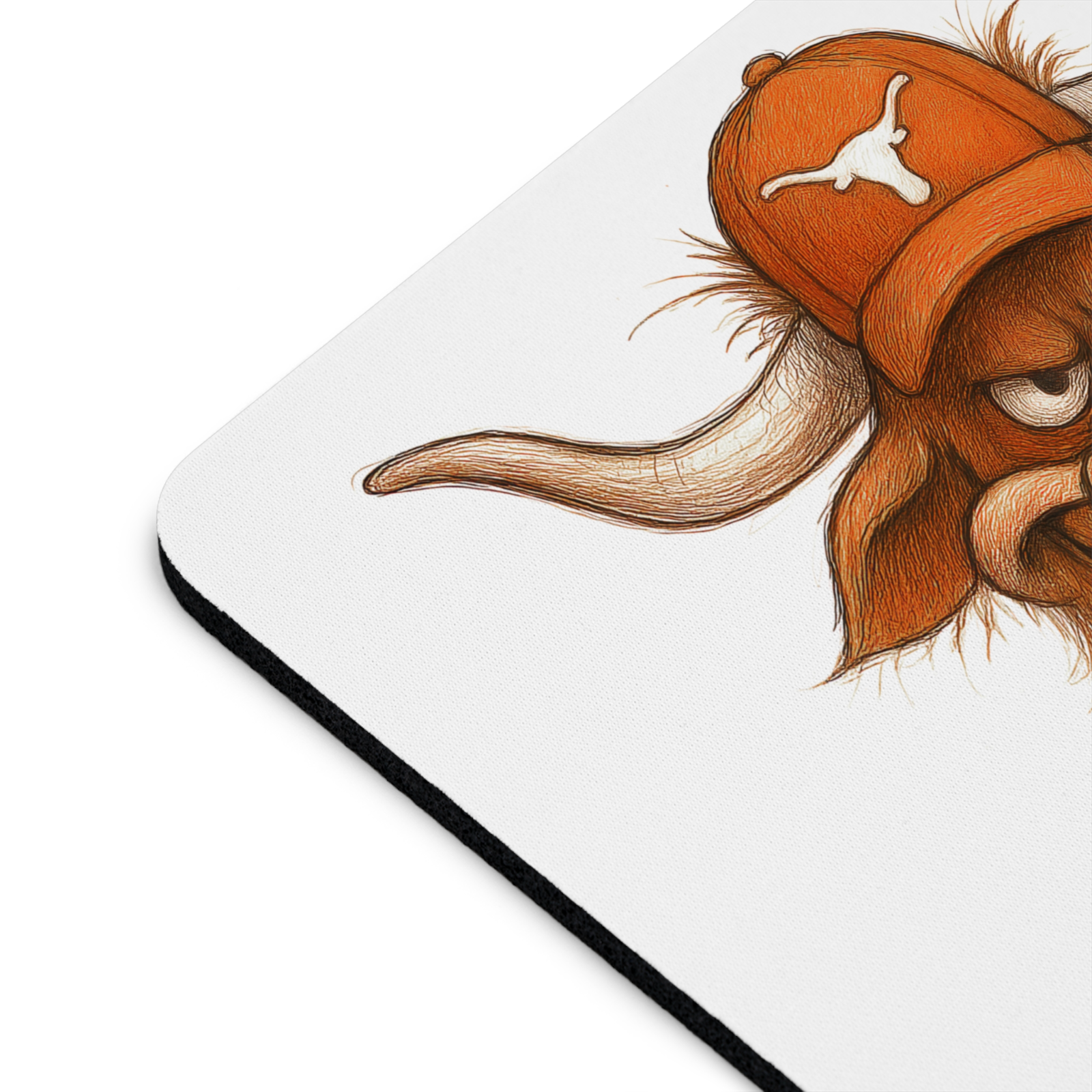 Texas Longhorns Mouse Pad 9.5"x8" Hook 'em Horns Fan Gift - Desk Accessory