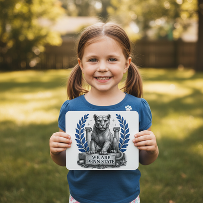 College Spirit Nittany Fan Mouse Pad Neoprene Non-Slip Base, 9.5x8 Nittany Lion