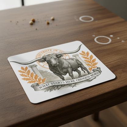 Texas Austin Mouse Pad 9.5"x8" Longhorn Collegiate Fan Gift - Desk Accessory