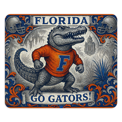 Florida Gator Nation Mouse Pad 9.5"x8" - Go Gator! Florida Football Gift