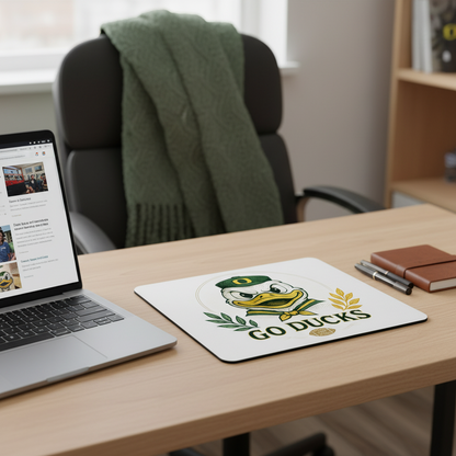 Oregon Ducks Mouse Pad 9.5"x8" Go Ducks Fan Gift - Desk Accessory