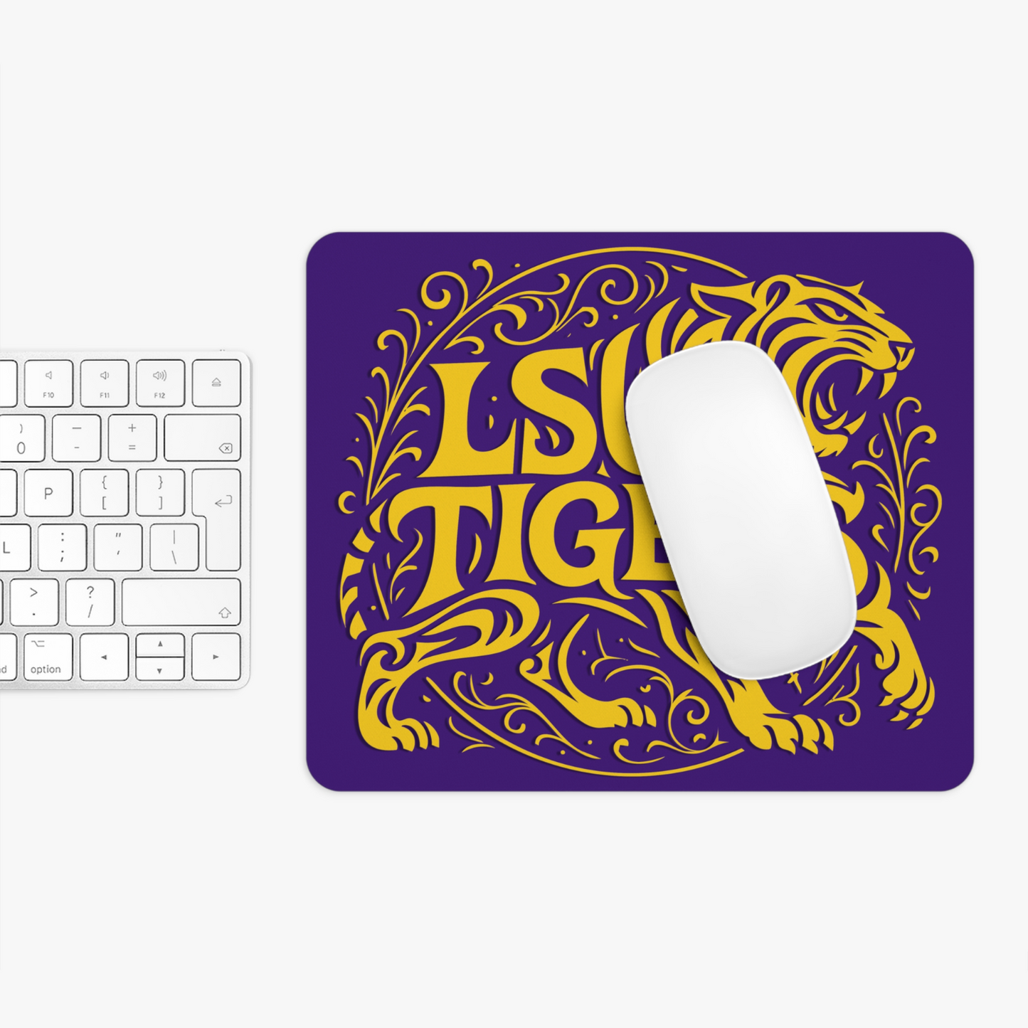 Geaux Tigers Mouse Pad 9.5"x8" Louisiana Faithful Fan Gift - Desk Accessory