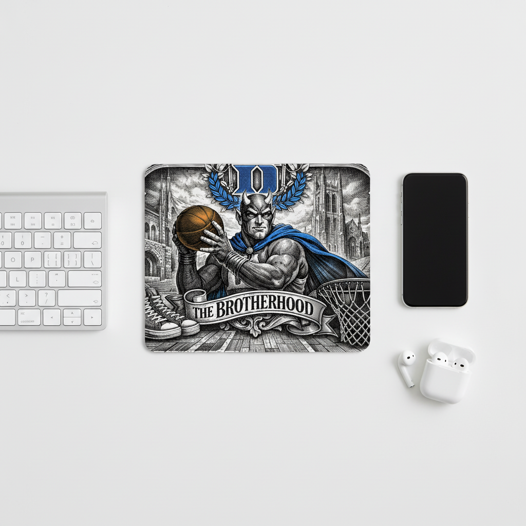 Duke Blue Devils Mousepad The Brotherhood Basketball NCAA Gaming Desk Mat NEW