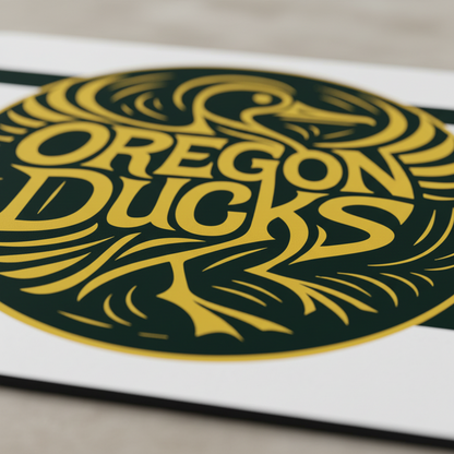 Oregon Ducks Fan Mousepad Desktop Computer Accessory