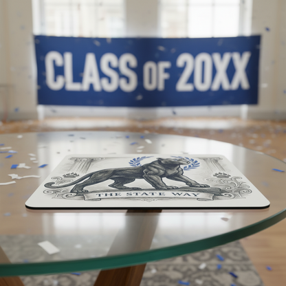 Georgia State Panther Mouse Pad 9.5"x8" Pounce Fan Gift - Desk Accessory