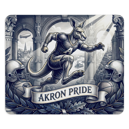 Regal Roo Akron Pride Mouse Pad - 9.5" x 8" Akron Zips Sports Office Desk Mat