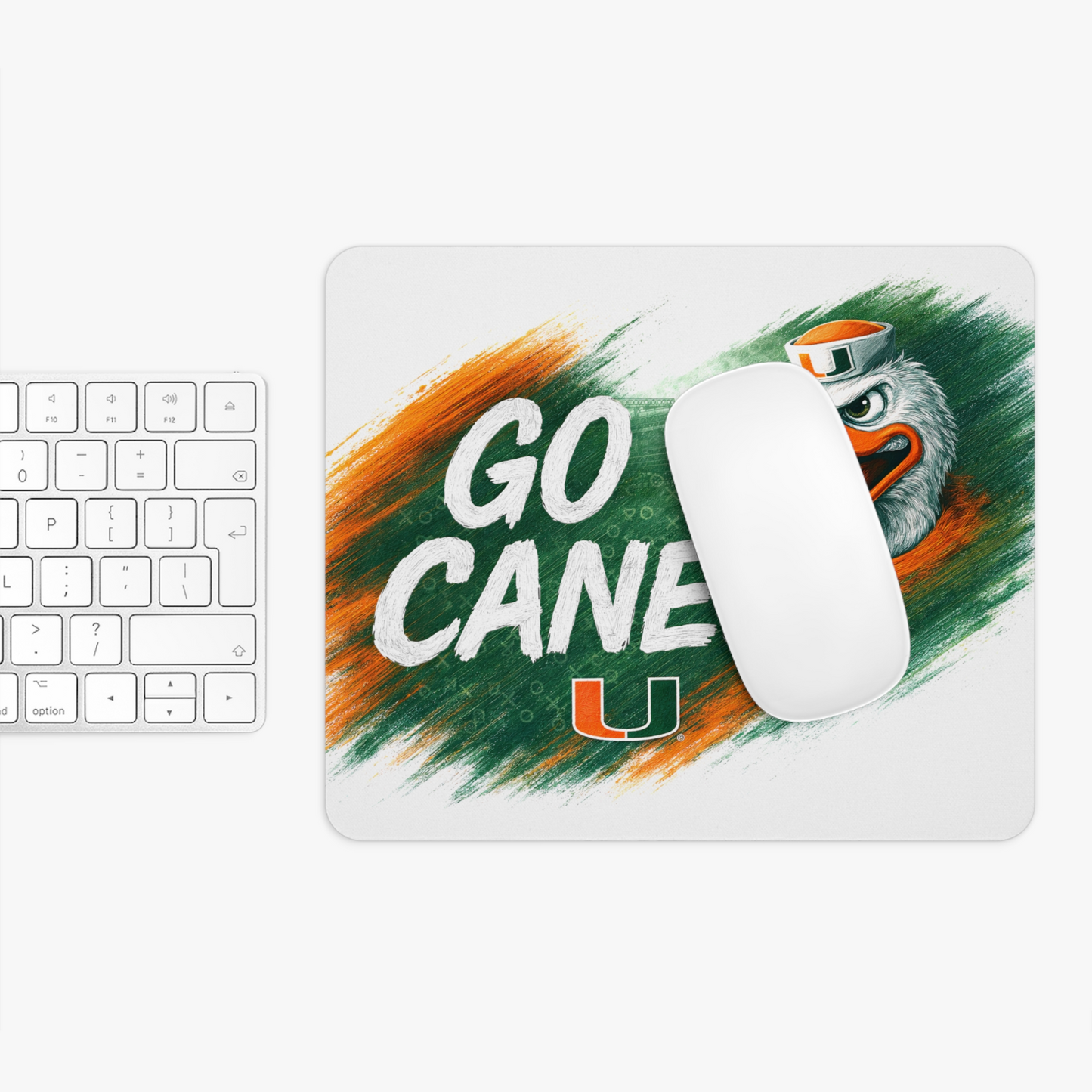 Miami Hurricanes Mouse Pad Sebastian Ibis Go Canes Office Desk Accessory