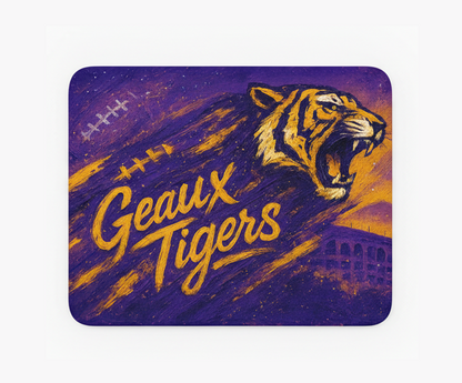 LSU Tigers Mouse Pad – Geaux Tigers Football Desk Mat 9"x7.5"
