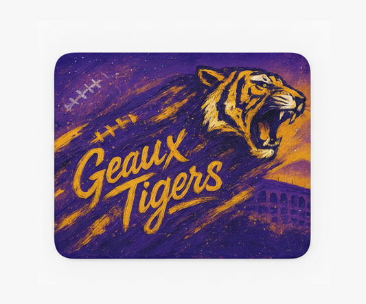 LSU Tigers Mouse Pad – Geaux Tigers Football Desk Mat 9"x7.5"