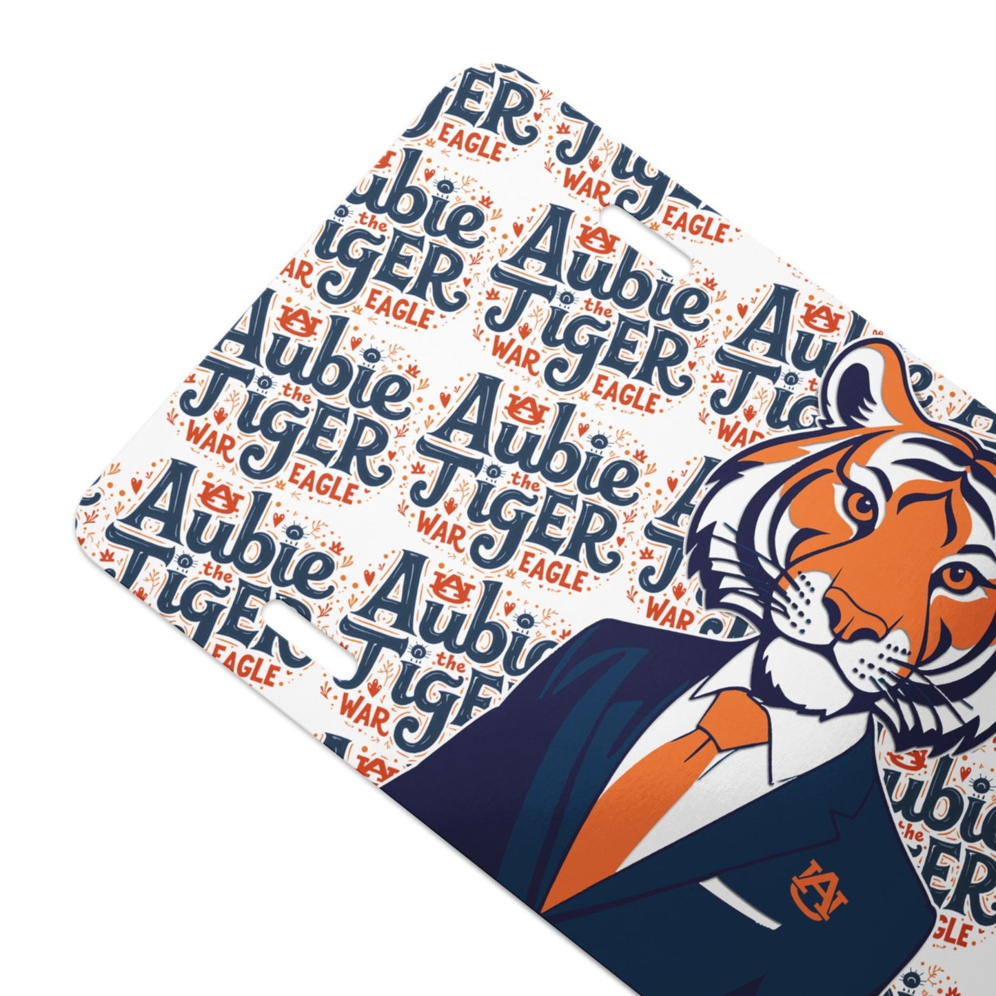 Auburn Tigers War Eagle Front Vanity License Plate – NCAA Fan Gear – 6"x12"