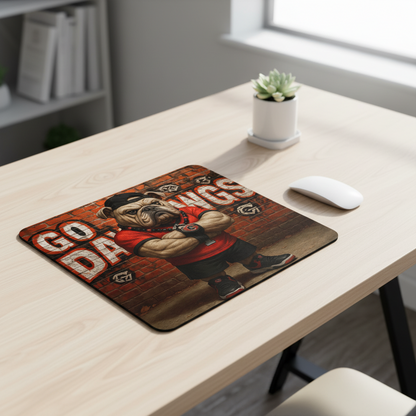 GA Dawgs Graffiti Mouse Pad - Non-Slip Desk Mat for Georgia Fans 9.5"x8"