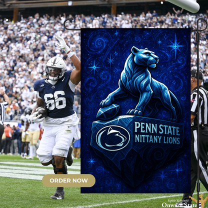 Penn State Nittany Lions Garden Flag 12"x18" Double-Sided College Football Yard
