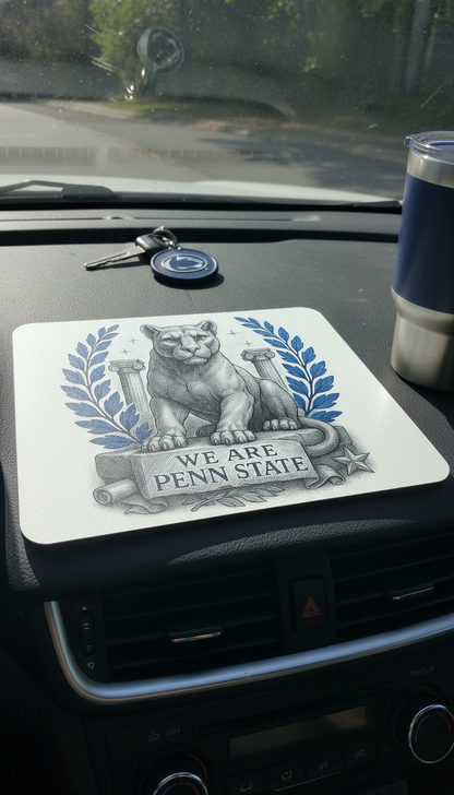 College Spirit Nittany Fan Mouse Pad Neoprene Non-Slip Base, 9.5x8 Nittany Lion