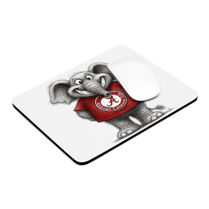 Alabama Crimson Tide Line Art Mouse Pad – 9.5"x8" Waterproof | Roll Tide Gift