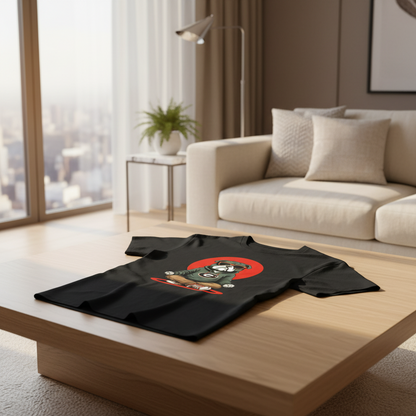 Meditating Bulldog Black Essential T Shirt Funny Graphic Print