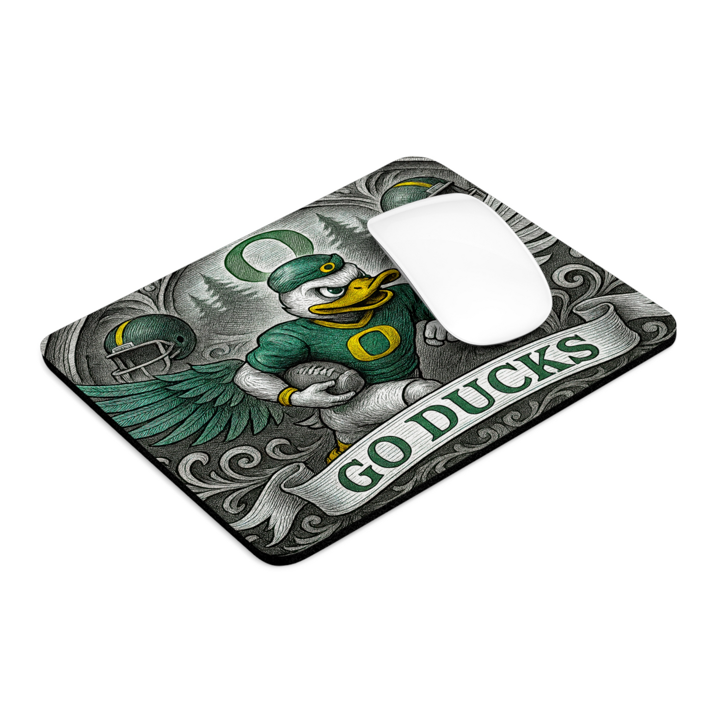 Go Ducks Football Mousepad Gaming Office Desktop Accessory