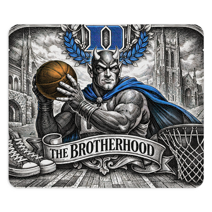 Duke Blue Devils Mousepad The Brotherhood Basketball NCAA Gaming Desk Mat NEW