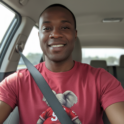 Alabama Football Elephant T-Shirt Roll Tide Game Day Mens Womens Comfort Casual