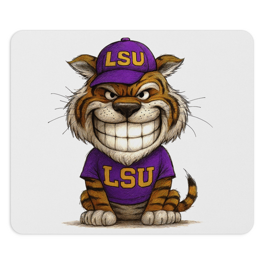 LSU Tigers Mouse Pad 9.5"x8" - Geaux Tigers Gift - College Football Fan