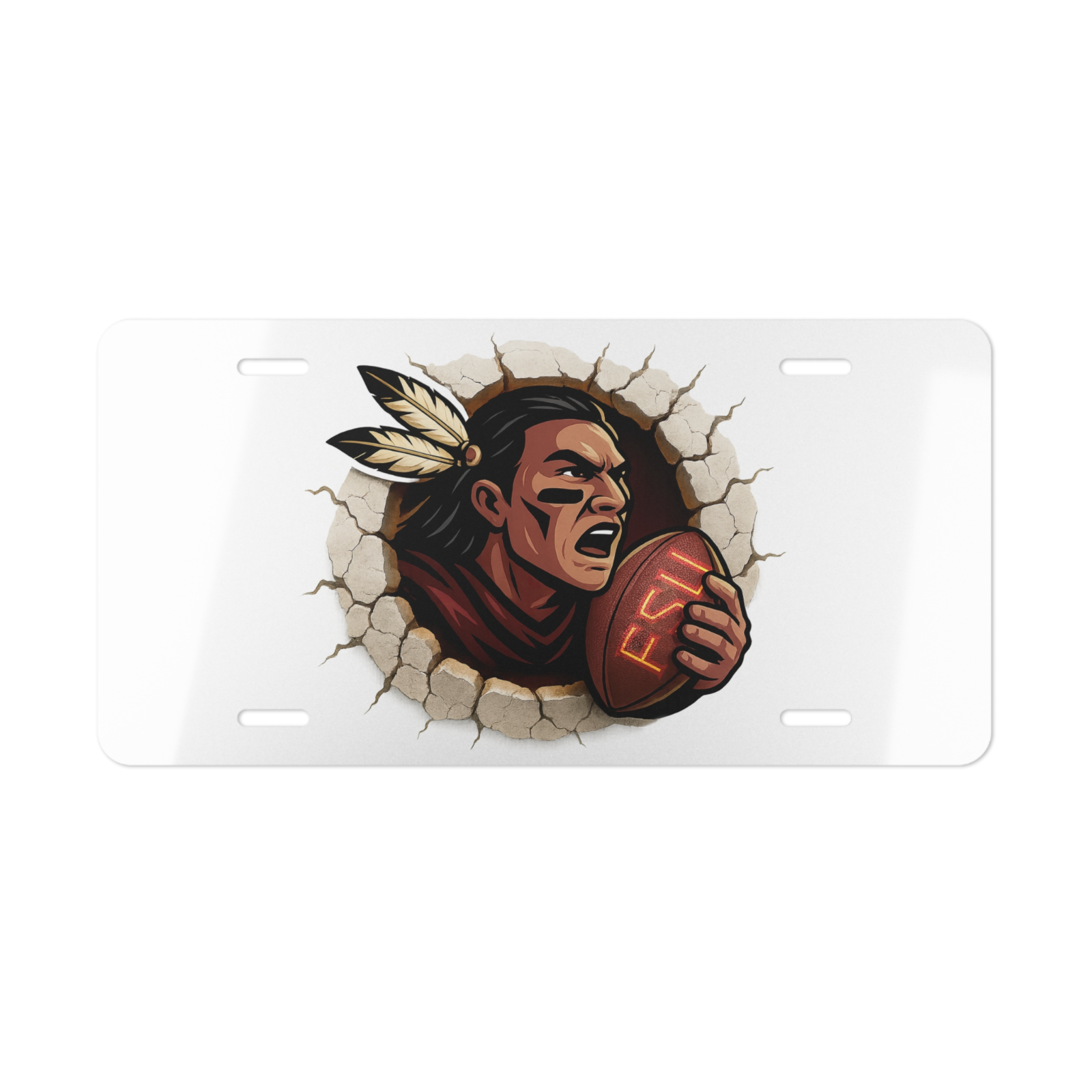 Florida State Seminoles License Plate – 6"x12" | Metal Front Plate for FSU Fans