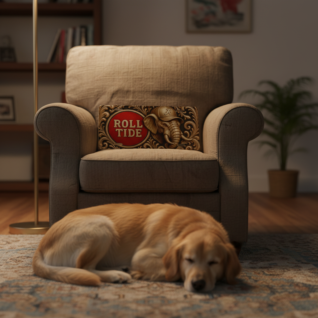 Alabama Roll Tide Fan License Plate 6"x12" Car Tag | BAMA Nation | Not 3D | Flat