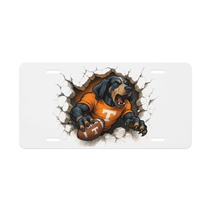 Tennessee Volunteers License Plate 6"x12" Car Tag | Front Plate for Fans