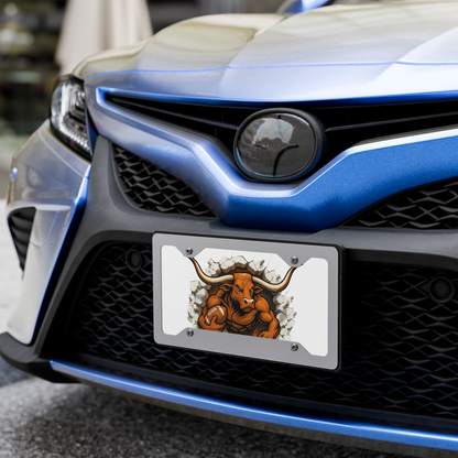 Texas Longhorns License Plate 6"x12" Car Tag | Front Plate for Hook 'em Fans