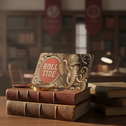 Alabama Roll Tide Fan License Plate 6"x12" Car Tag | BAMA Nation | Not 3D | Flat