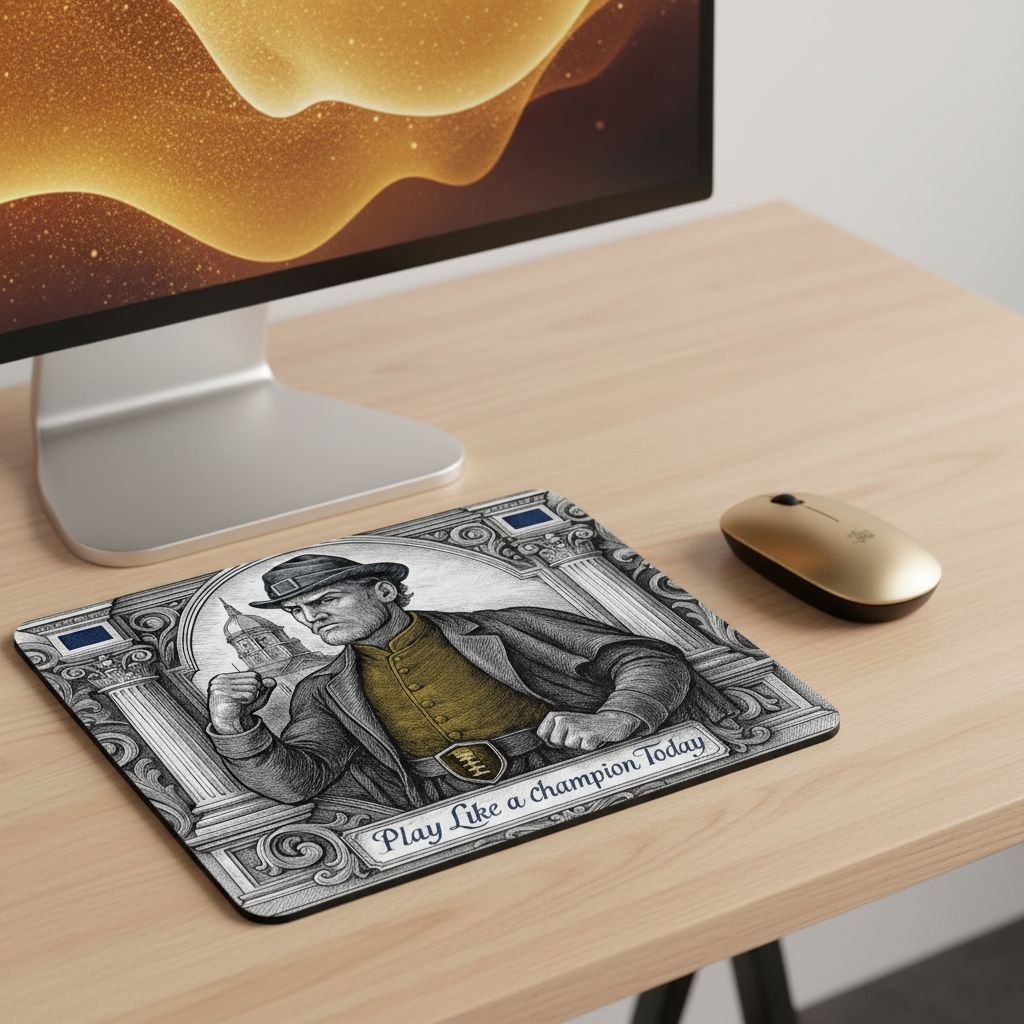 Notre Dame Fighting Irish Mouse Pad 9.5"x8" | Fan Gift - Desk Accessory
