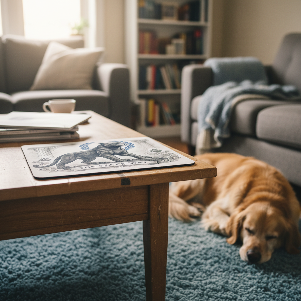 Georgia State Panther Mouse Pad 9.5"x8" Pounce Fan Gift - Desk Accessory