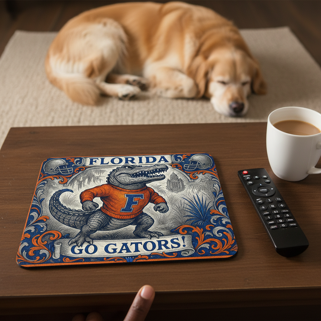 Florida Gator Nation Mouse Pad 9.5"x8" - Go Gator! Florida Football Gift