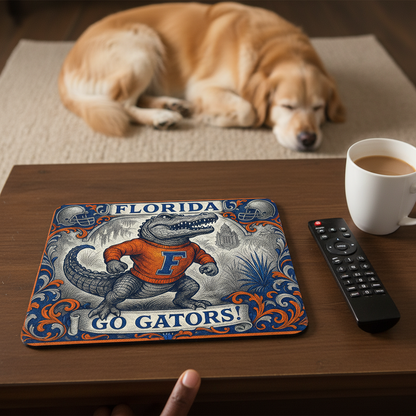 Florida Gator Nation Mouse Pad 9.5"x8" - Go Gator! Florida Football Gift