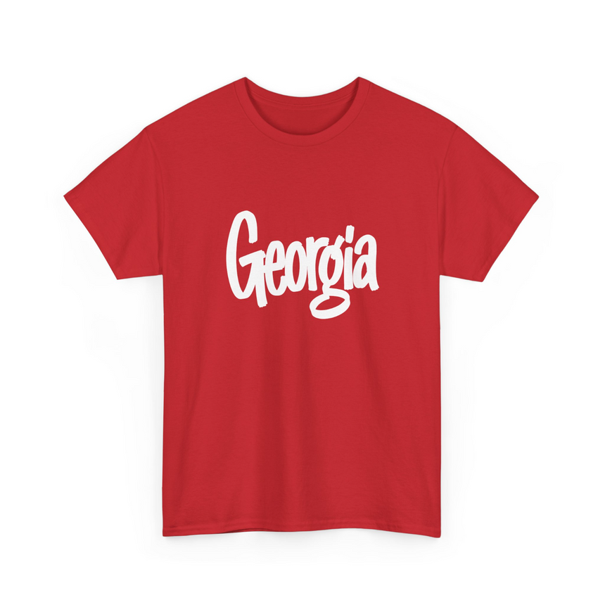 Georgia T-Shirt Red State Pride Souvenir Shirt Men Women Unisex - Beyond Lines