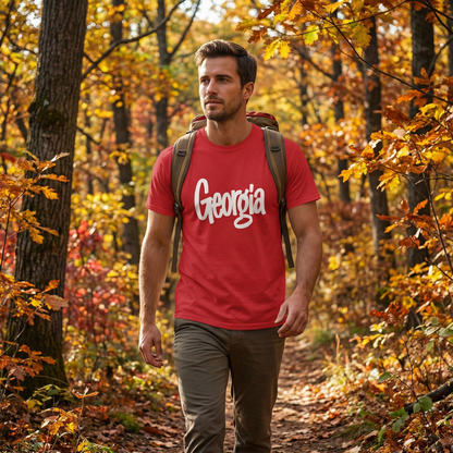 Georgia T-Shirt Red State Pride Souvenir Shirt Men Women Unisex