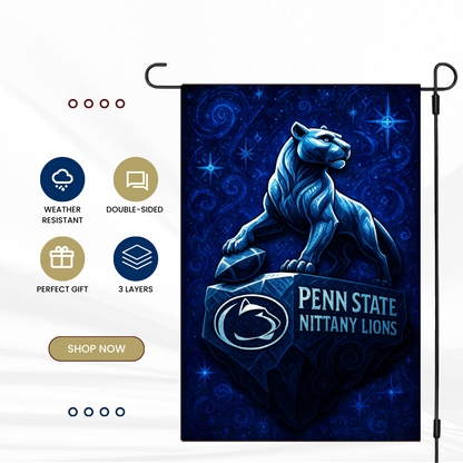 Penn State Nittany Lions Garden Flag 12"x18" Double-Sided College Football Yard
